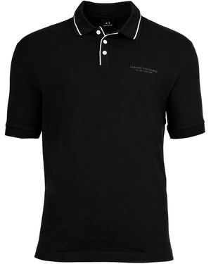 ARMANI EXCHANGE Polo Shirt 1Er Pack - Schwarz