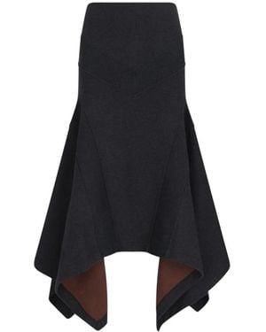 The Attico Midi Skirt – - Schwarz