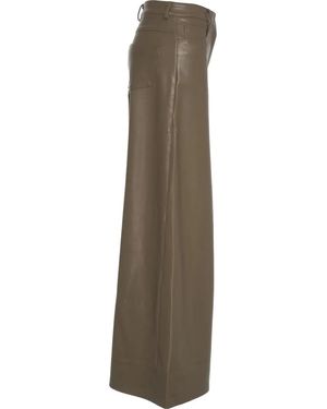 Norma Kamali Faux Leather Pants - Schwarz
