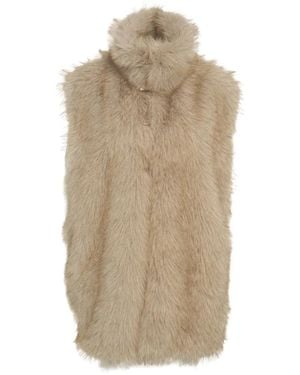 Liu Jo Faux Fur Vest - Natur