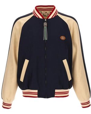 Valentino Garavani 'Le Chat De La Maison' Bomber Jacket - Blau