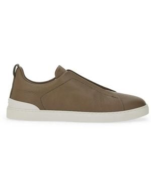 ZEGNA Low-Top Sneakers - Bruin