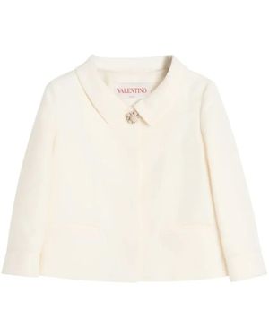 Valentino Garavani Crepe Couture Jacket - Weiß
