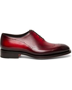 Santoni S Oxford Brogue - Rot