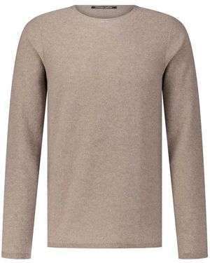 Hannes Roether Strickpullover Aus Wolle Und Kaschmir - Grau