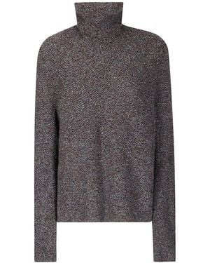 Boboutic Textured High-Neck Sweater - Grau