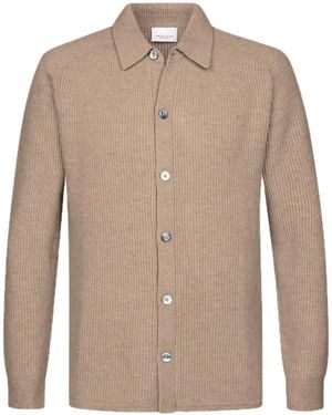 Profuomo Wol Overshirt - Braun