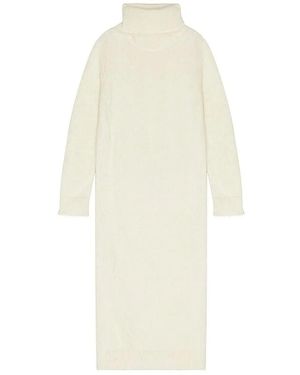 Saint Laurent Extra Long Mohair Sweater - Weiß