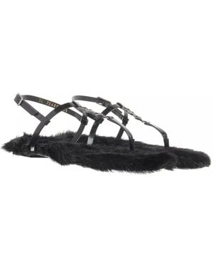 Saint Laurent Sandalen - Zwart