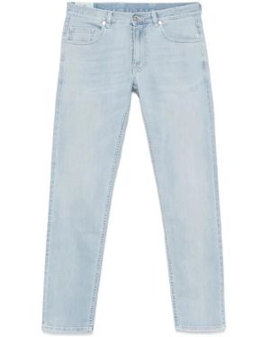 Eleventy Whiskering-Effect Jeans - Blau