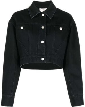 McQueen Denim Jacket - Schwarz