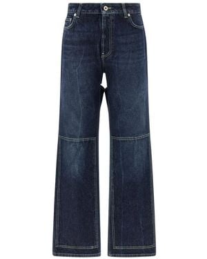 Jean Paul Gaultier 'The Cut-Out' Jeans - Blau