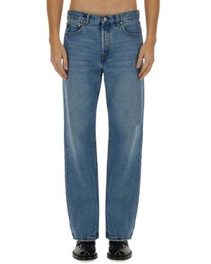 Jacquemus Le De Nîmes Droit Jeans - Blau
