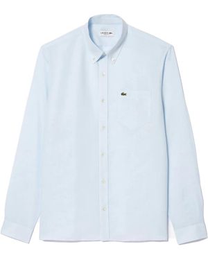 Lacoste Shirt Light Linen - Blau