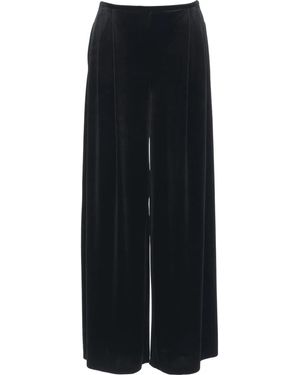 Norma Kamali Velvet Pants - Schwarz
