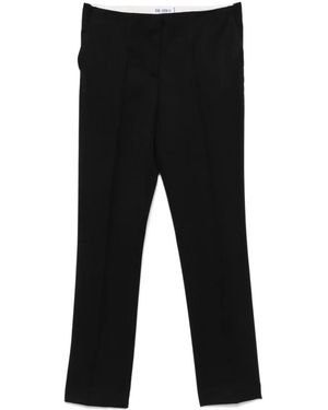 The Attico Tailored Pants With Subtle Pleats - Schwarz