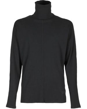 MM6 by Maison Martin Margiela Charcoal Ribbed Sweater - Schwarz