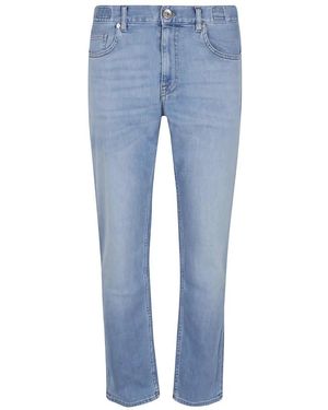 Eleventy Light Straight-Leg Jeans - Blau
