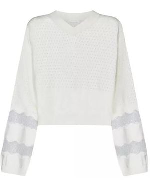 See By Chloé Cotton And Cashmere Pullover - Weiß