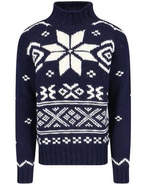 Polo Ralph Lauren "Fair Isle" Sweater – - Blau