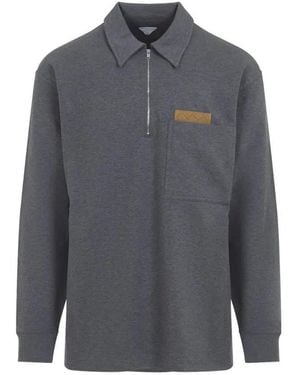 Bottega Veneta Classic Long-Sleeve Shirt - Grau