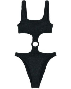 Mc2 Saint Barth 'Laurel' One-Piece Swimsuit - Schwarz