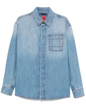 Ferrari Cerulean Denim Shirt - Blau