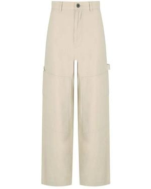 Max Mara Caronte Ivory Trousers - Weiß