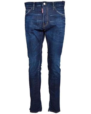 DSquared² Dark Denim Cool Guy Dark Clean Jeans - Blau