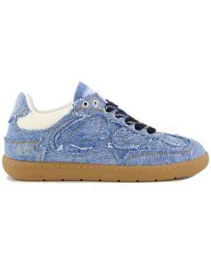 Ganni Low-Top Sneaker - Blau