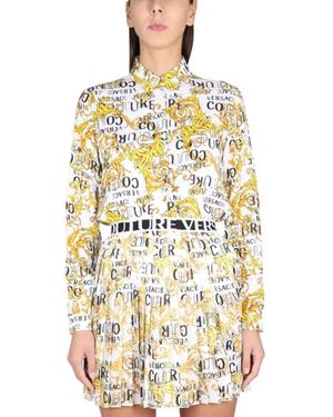 Versace Jeans Couture Baroque Patterned Shirt - Mettallic