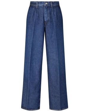 FRAME Jeans The Pleated Trouser - Blau