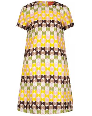 La DoubleJ Seidenkleid Mini Swing 47701884895578 - Gelb