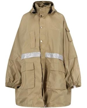 ROKH Logo Hooded Parka - Natur