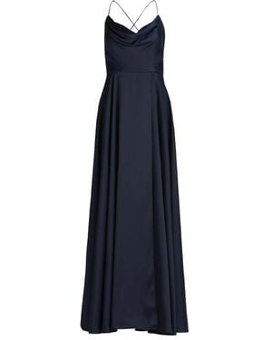 Vera Mont Abendkleid Aus Hochwertiger Satinqualität - Blau