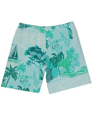 Laneus Côte D'Azur Cotton Shorts - Blau