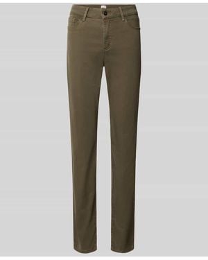 Brax Slim Fit Schmale Hose aus Lyocell-Mix mit Modal-Baumwoll-Anteil Modell 'SHAKIRA' - Grün