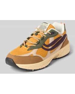 Genesis Sneakers Met Logopatch, Model 'Winter Flowers' - Naturel