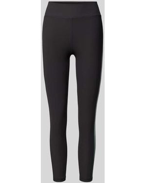 The Upside Regular Fit Leggins mit Galonstreifen - Schwarz