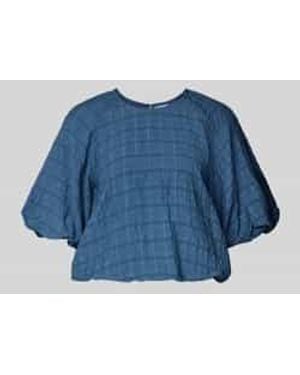 Jake*s Blouses Korte Mouw - Blauw
