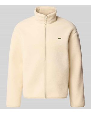 Lacoste Bomberjacke mit Logo-Detail - Natur