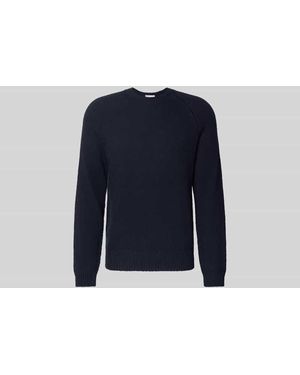 Closed Regular Fit Pullover in Strick-Optik - Blau