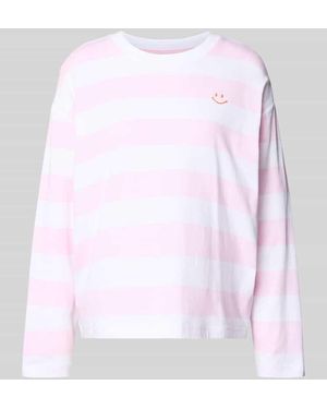 Mey Pyjama-Oberteil mit Motiv-Print - Weiß