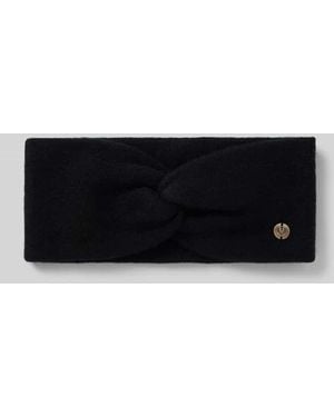 Fraas Strickstirnband aus reinem Kaschmir - Schwarz