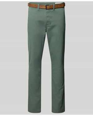 Tom Tailor Slim Fit Chino aus Baumwoll-Mix - Grün