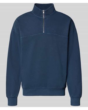 Levi's Sweatshirt mit Reißverschluss Modell 'MARINA QUARTER ZIP' - Blau