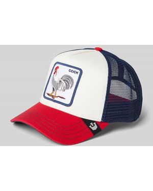 Goorin Bros Trucker Cap mit Motiv-Patch Modell 'Team Rooster' - Blau