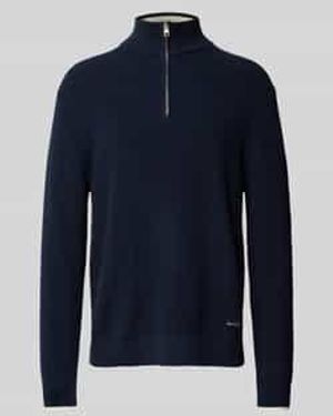 GANT Schipperstrui Met Labelpatch - Blauw