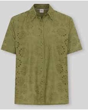 Brax Blouses Korte Mouw - Groen