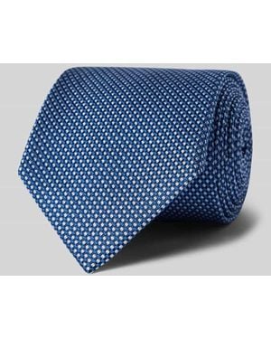 Profuomo Krawatte mit Label-Detail - Blau